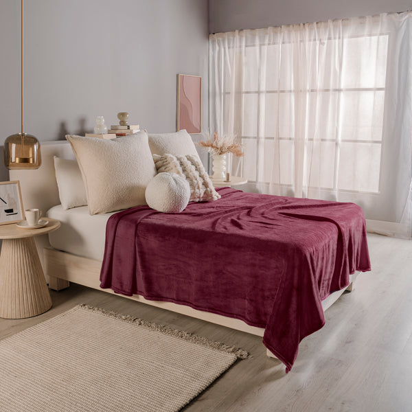 Cobertor Ligero Tinto QUEEN/KING