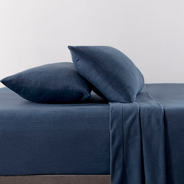 Sábanas Polar Azul KING SIZE