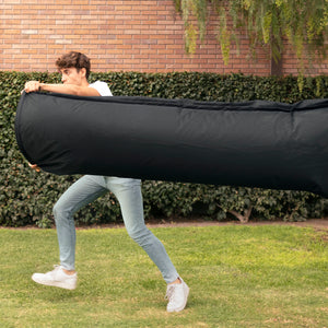 Puff Inflable Negro UNI