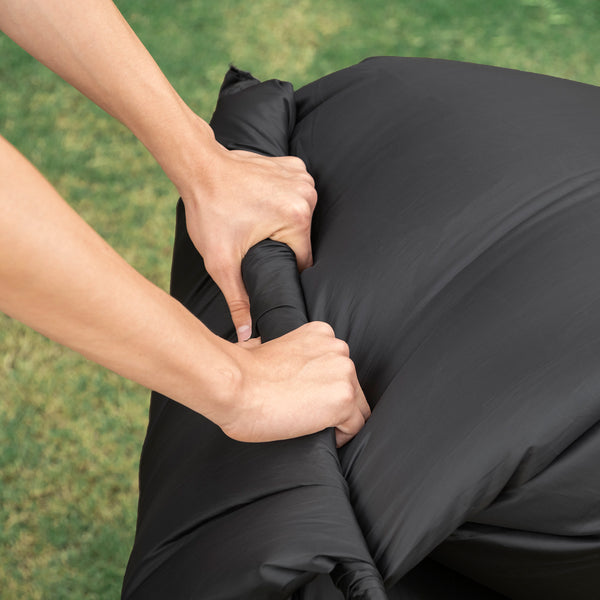 Puff Inflable Negro UNI