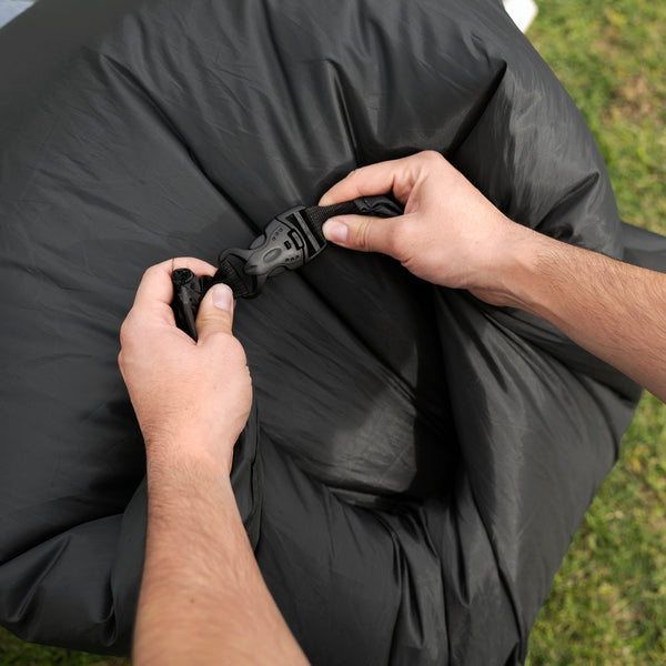 Puff Inflable Negro UNI