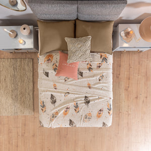 COBERTOR LIGERO PLUMAS KS/QS XL