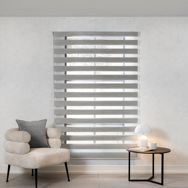 Cortinas Duo Gris 130 x 230