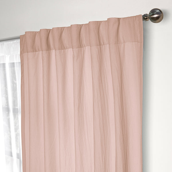 Cortinas Viasoft Washed Sweet Pink LARGA