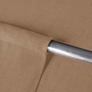 Cortinas Creta Latte LARGA