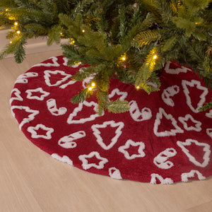 Adorno Navideño Pie De Árbol Holly UNI