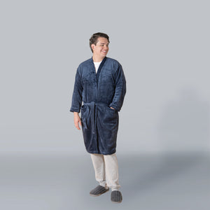 Bata De Descanso Navy UNITALLA