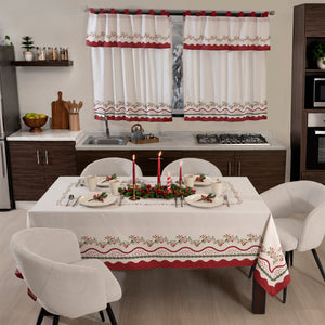 Cortinas De Cocina Dulce Navidad C