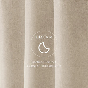 Cortinas Blackout Ravenna Marfil