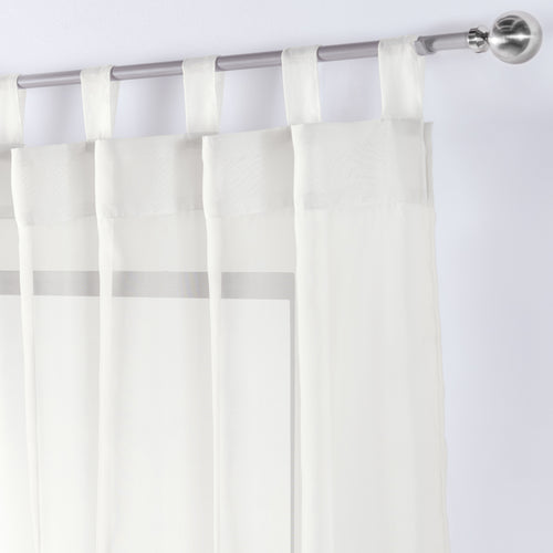 Cortinas Translúcidas Tergal Beige LARGA