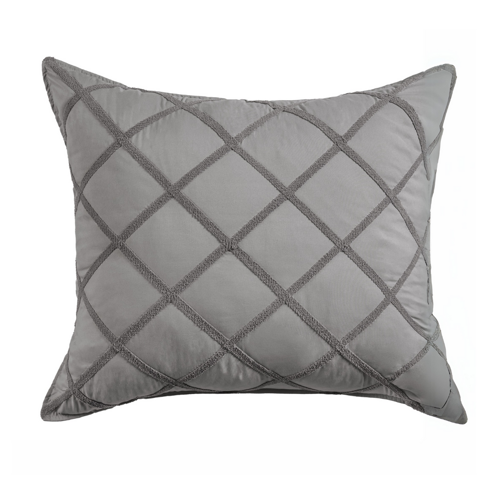Funda De Almohada Gris Neutral
