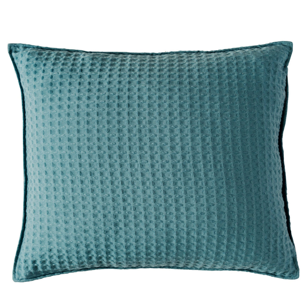 Funda De Almohada Waffle Turquesa