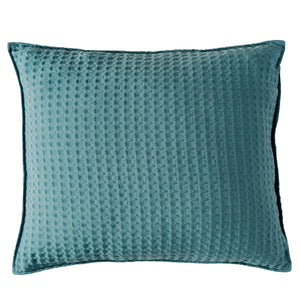 Funda De Almohada Waffle Turquesa