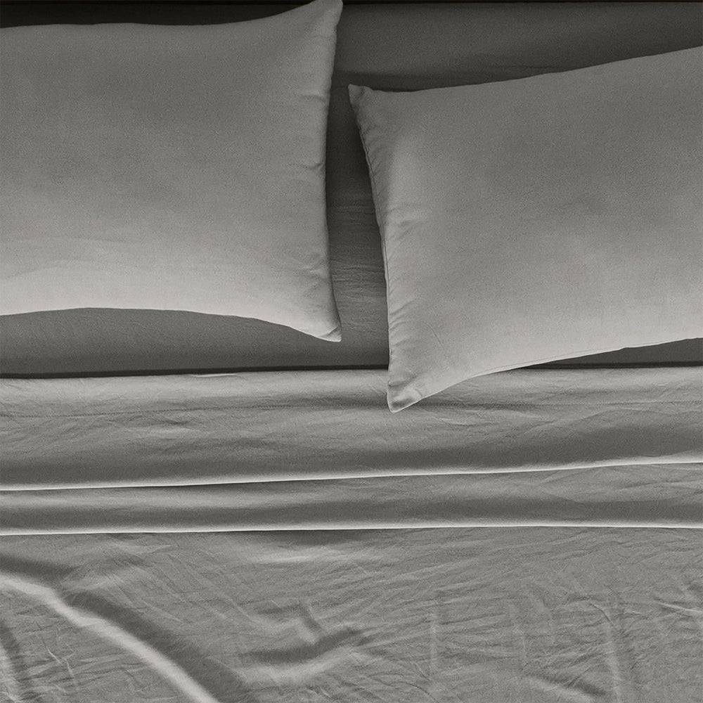 Sábanas Viasoft Washed Gris