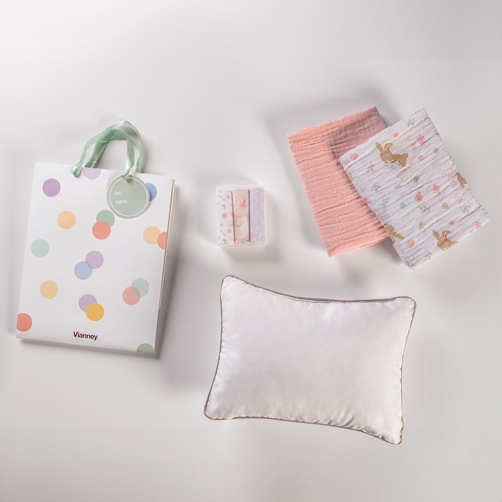 Kit De Regalo Muselina Conejitas UNI