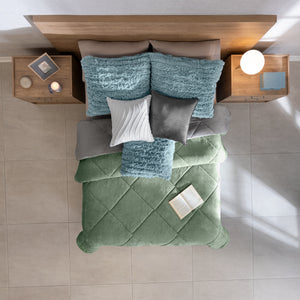 COBERTOR INVERNAL JADE MAT/IND XL