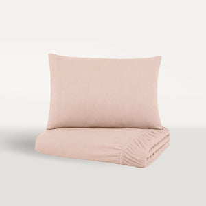 Sábana Viasoft Washed Sweet Pink