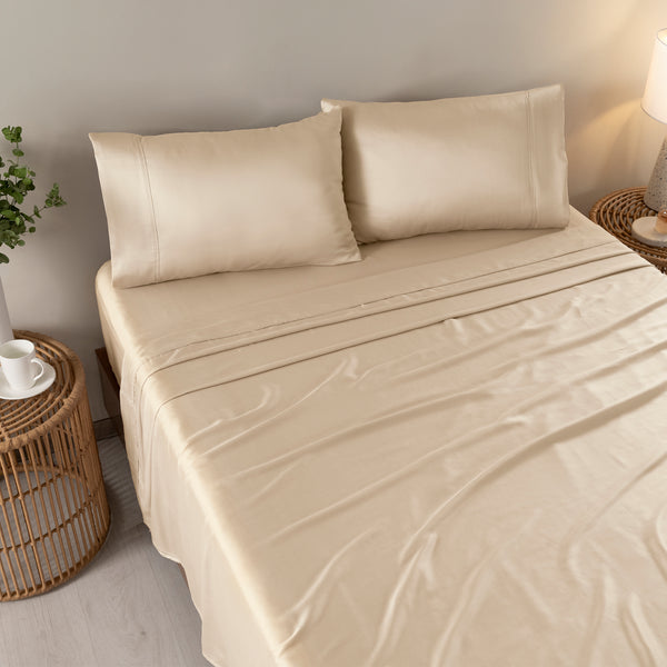 Sábanas Tencel Ivory KING SIZE