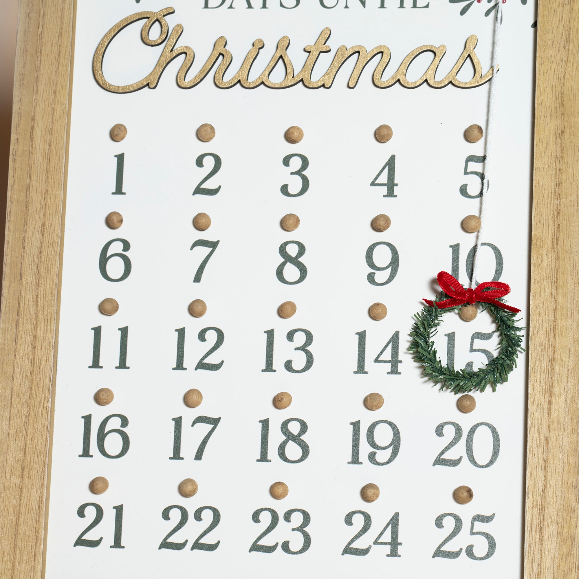 Adorno Navideño Calendario UNITALLA