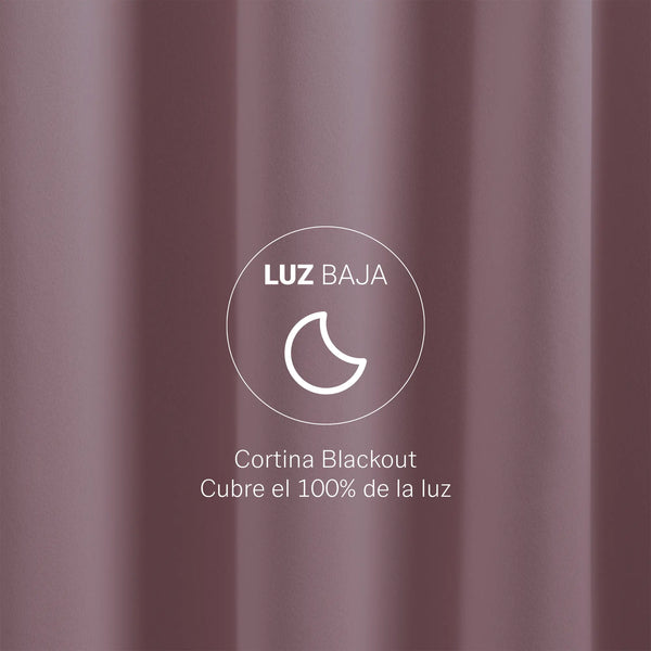 Cortinas Catania Mauve