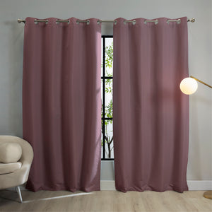 Cortinas Catania Mauve LARGA