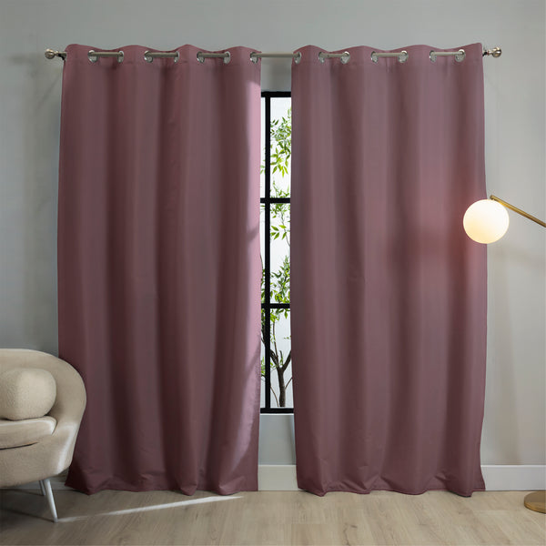 Cortinas Catania Mauve LARGA