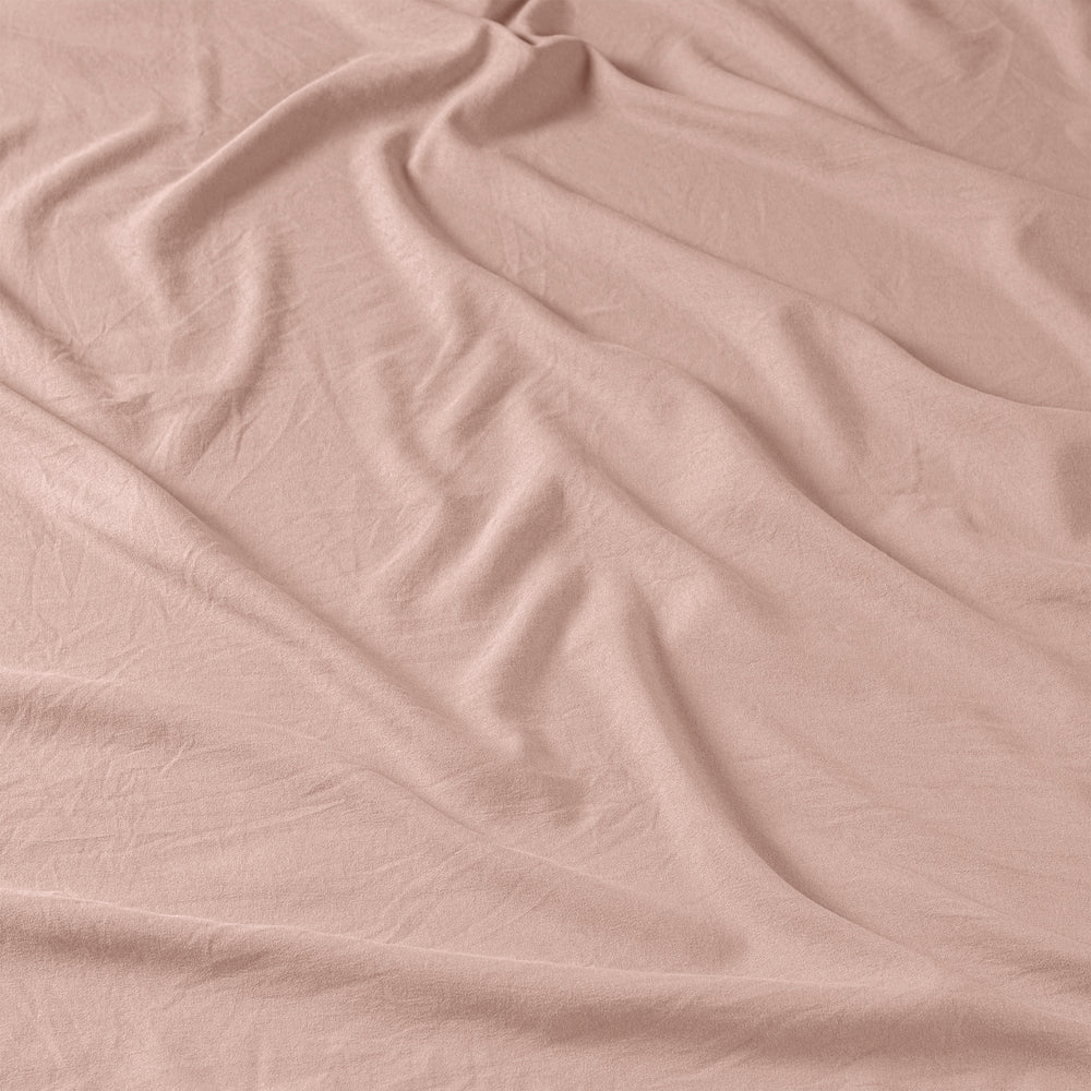 Sábanas Viasoft Washed Rosa