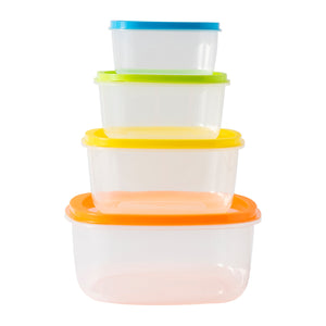 Accesorios De Cocina Set Contenedores Colores Cuadrados UNITALLA