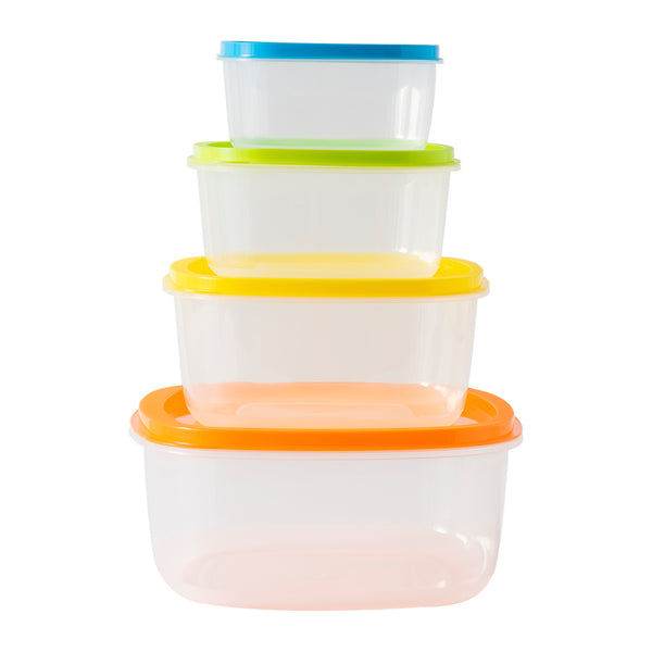 Accesorios De Cocina Set Contenedores Colores Cuadrados UNITALLA